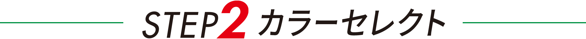 STEP 2 カラーセレクト